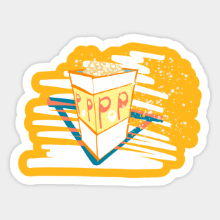 Pop corn time ! Sticker